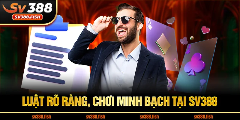 Luật rõ ràng, chơi minh bạch tại SV388